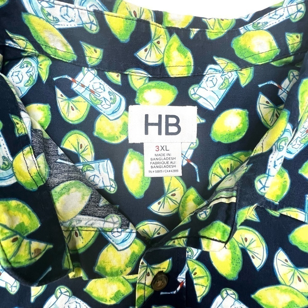 HB 3XL CASUAL BUTTON DOWN Short Sleeve - Picture 4 of 6